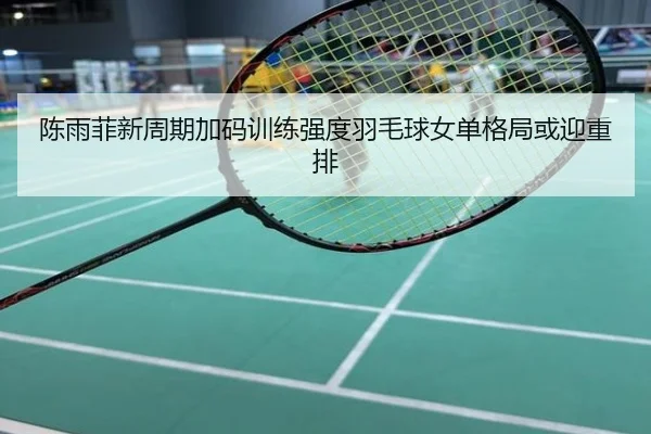 陈雨菲新周期加码训练强度羽毛球女单格局或迎重排